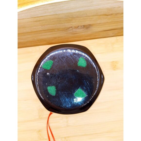 Vintage Japanese Black Transferware Birds and Flowers Porcelain Vase - Picture 5 of 7